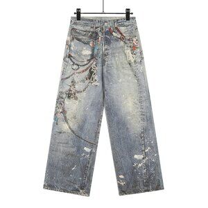 Acne Studios Loose Fit Jeans Blue Waist 30